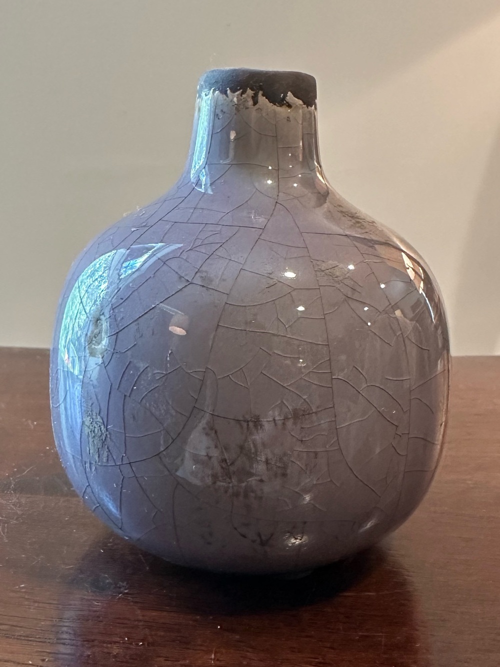 4th on Main pottery β’ small ceramic vase β’ lilac colored